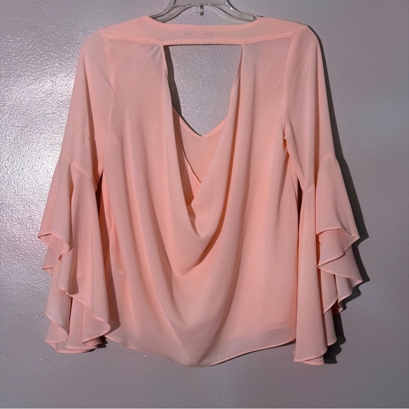 Dance & Marvel Light Pink Flowy Blouse - Picture 2 of 5